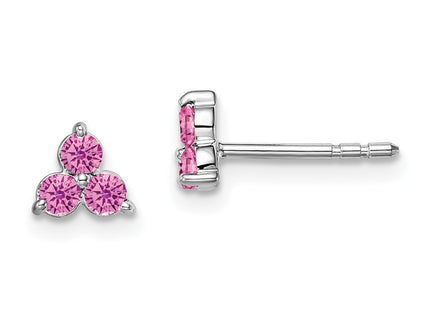 14k White Gold Earrings Style EM7119 - Classique Jewelry Inc.