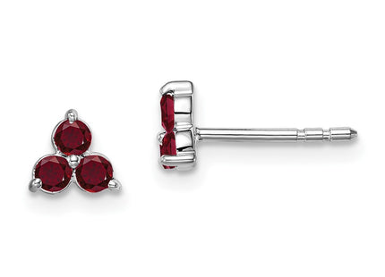 14k White Gold Earrings Style EM7119 - Classique Jewelry Inc.