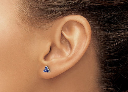 14k White Gold Earrings Style EM7119 - Classique Jewelry Inc.
