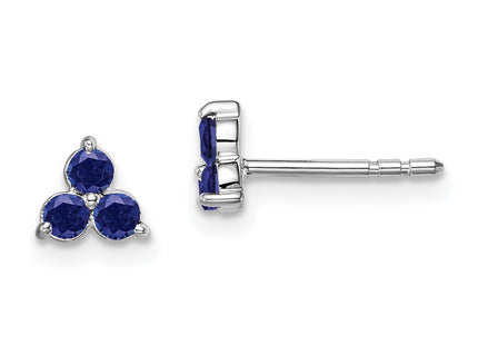 14k White Gold Earrings Style EM7119 - Classique Jewelry Inc.