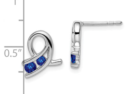 14k White Gold Earrings Style EM7120 - Classique Jewelry Inc.