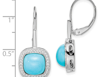 14k White Gold Earrings Style EM7141 - Classique Jewelry Inc.