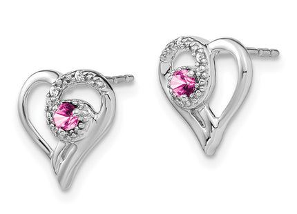 14k White Gold Earrings Style EM7173 - Classique Jewelry Inc.
