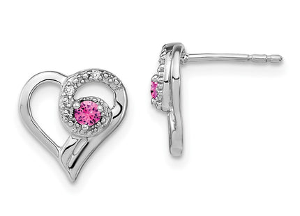 14k White Gold Earrings Style EM7173 - Classique Jewelry Inc.
