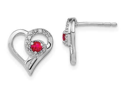 14k White Gold Earrings Style EM7173 - Classique Jewelry Inc.