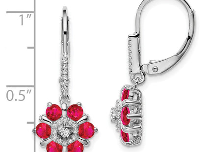 14k White Gold Earrings Style EM7192 - Classique Jewelry Inc.