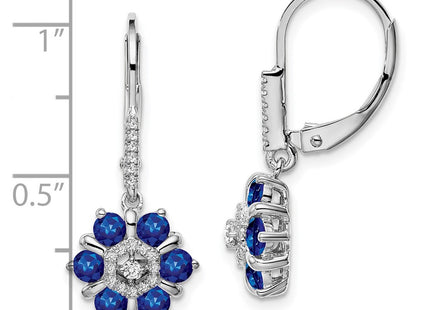 14k White Gold Earrings Style EM7192 - Classique Jewelry Inc.