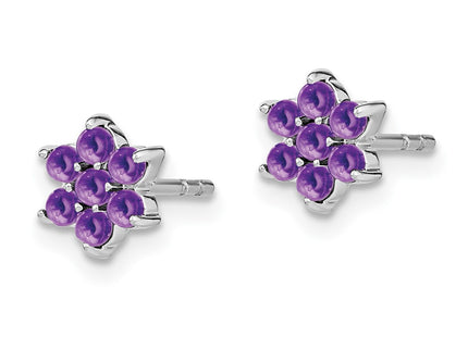 14k White Gold Earrings Style EM7199 - Classique Jewelry Inc.