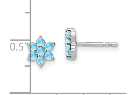 14k White Gold Earrings Style EM7199 - Classique Jewelry Inc.