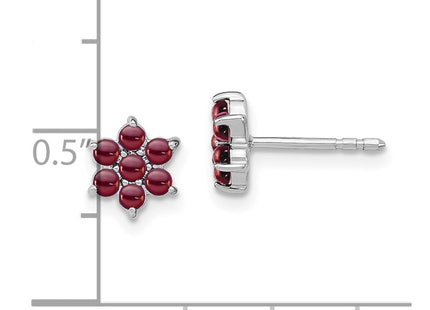 14k White Gold Earrings Style EM7199 - Classique Jewelry Inc.
