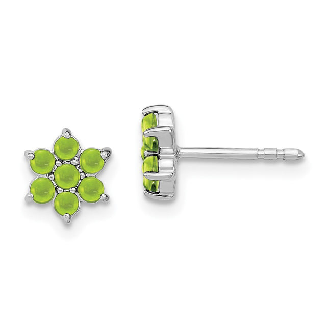 14k White Gold Earrings Style EM7199 - Classique Jewelry Inc.