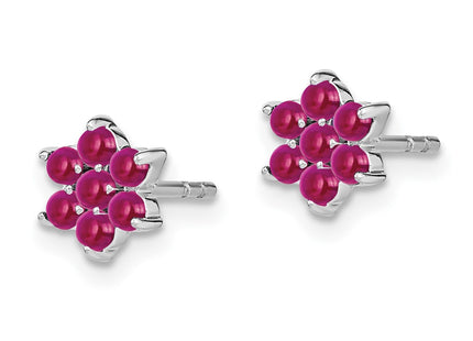 14k White Gold Earrings Style EM7199 - Classique Jewelry Inc.