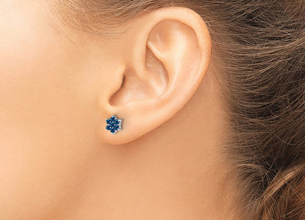 14k White Gold Earrings Style EM7199 - Classique Jewelry Inc.