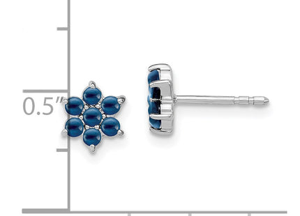 14k White Gold Earrings Style EM7199 - Classique Jewelry Inc.