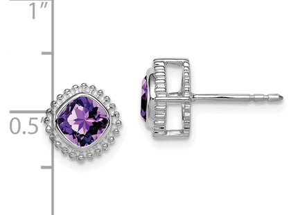 14k White Gold Earrings Style EM7201 - Classique Jewelry Inc.