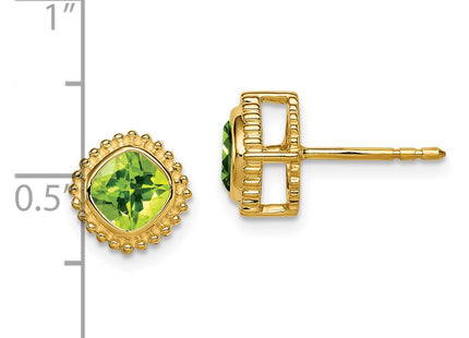 14k Yellow Gold Earrings Style EM7201 - Classique Jewelry Inc.