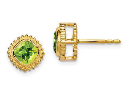 14k Yellow Gold Earrings Style EM7201 - Classique Jewelry Inc.