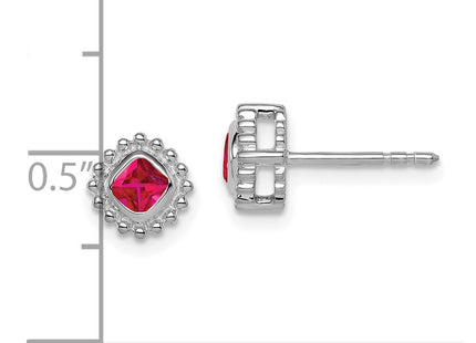 14k White Gold Earrings Style EM7201 - Classique Jewelry Inc.