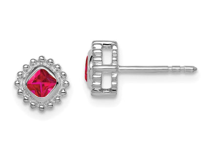 14k White Gold Earrings Style EM7201 - Classique Jewelry Inc.