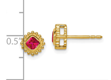 14k Yellow Gold Earrings Style EM7201 - Classique Jewelry Inc.