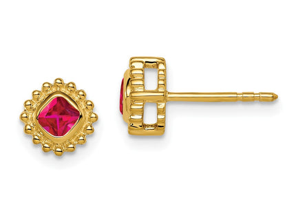 14k Yellow Gold Earrings Style EM7201 - Classique Jewelry Inc.
