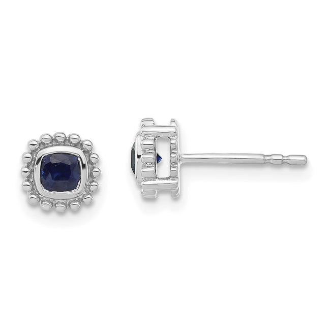14k White Gold Earrings Style EM7201 - Classique Jewelry Inc.