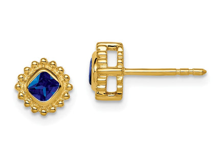 14k Yellow Gold Earrings Style EM7201 - Classique Jewelry Inc.
