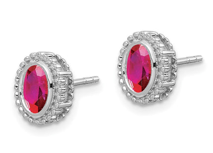 14k White Gold Earrings Style EM7202 - Classique Jewelry Inc.