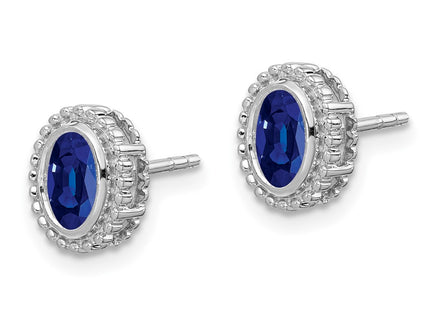 14k White Gold Earrings Style EM7202 - Classique Jewelry Inc.