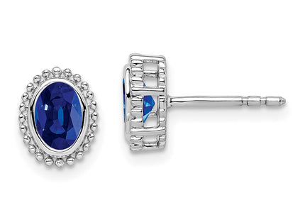 14k White Gold Earrings Style EM7202 - Classique Jewelry Inc.