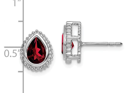 14k White Gold Earrings Style EM7203 - Classique Jewelry Inc.