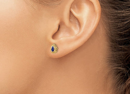14k Yellow Gold Earrings Style EM7203 - Classique Jewelry Inc.