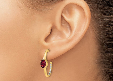 14k Yellow Gold Earrings Style EM7214 - Classique Jewelry Inc.