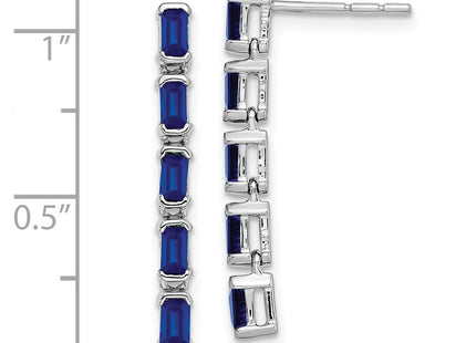 14k White Gold Earrings Style EM7224 - Classique Jewelry Inc.