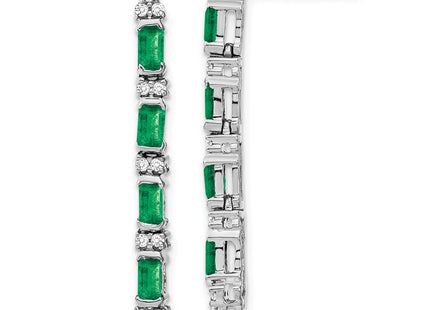 14k White Gold Earrings Style EM7225 - Classique Jewelry Inc.