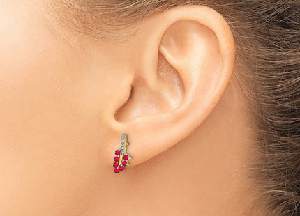 14k Yellow Gold Earrings Style EM7248 - Classique Jewelry Inc.