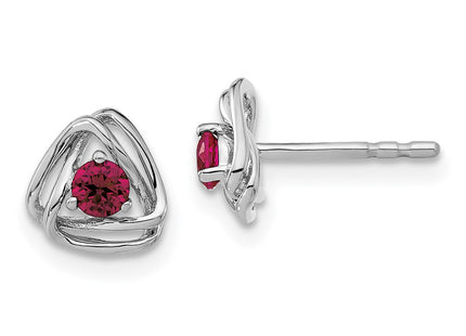 14k White Gold Earrings Style EM7395 - Classique Jewelry Inc.