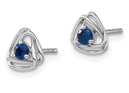 14k White Gold Earrings Style EM7395 - Classique Jewelry Inc.