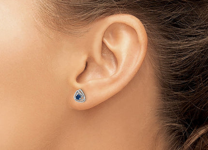 14k White Gold Earrings Style EM7395 - Classique Jewelry Inc.