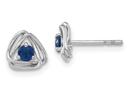 14k White Gold Earrings Style EM7395 - Classique Jewelry Inc.