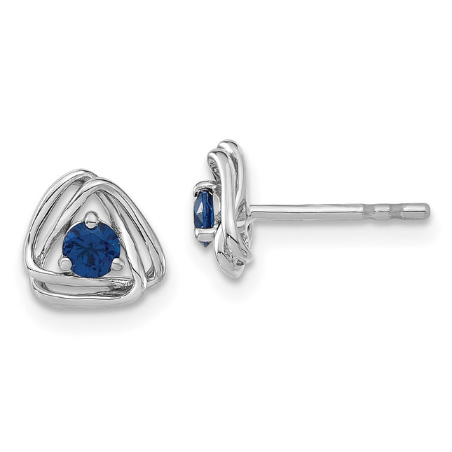14k White Gold Earrings Style EM7395 - Classique Jewelry Inc.