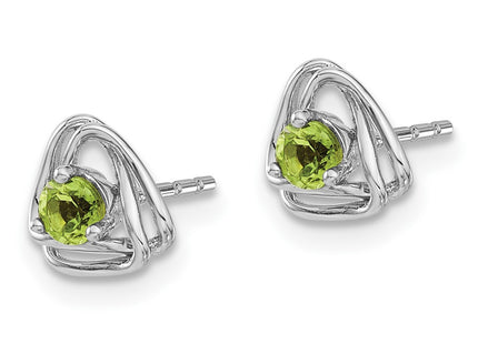 14k White Gold Earrings Style EM7395 - Classique Jewelry Inc.