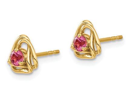 14k Yellow Gold Earrings Style EM7395 - Classique Jewelry Inc.