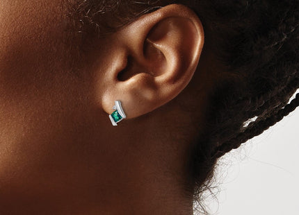 Sterling Silver Earrings Style EM7398 - Classique Jewelry Inc.