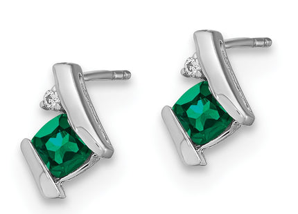 Sterling Silver Earrings Style EM7398 - Classique Jewelry Inc.