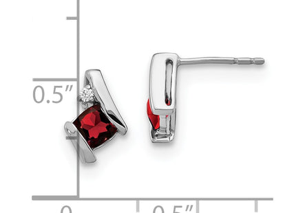 14k White Gold Earrings Style EM7398 - Classique Jewelry Inc.
