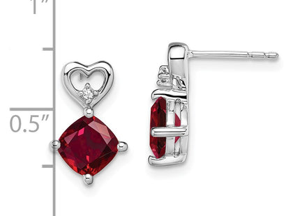 14k White Gold Earrings Style EM7399 - Classique Jewelry Inc.