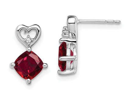 14k White Gold Earrings Style EM7399 - Classique Jewelry Inc.