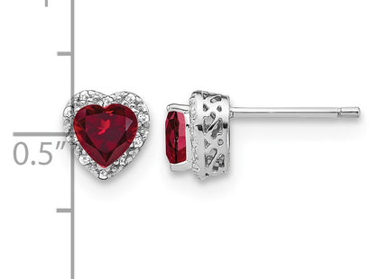 Sterling silver diamond earrings, another view
