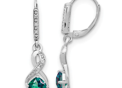 Sterling Silver Earrings Style EM7402 - Classique Jewelry Inc.